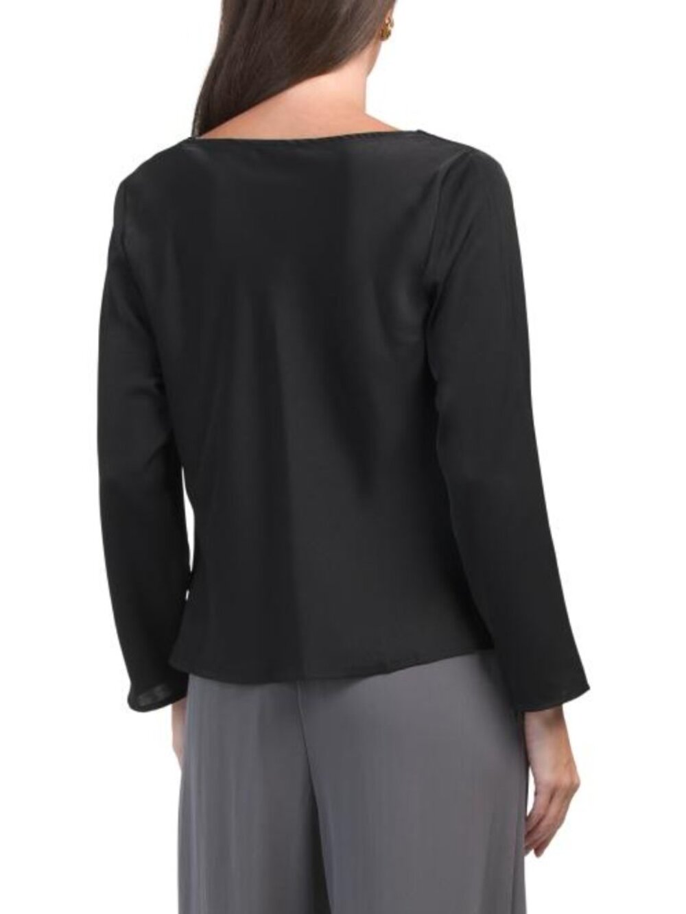 GEMMA+ JANE Cowl Neck Long Sleeve Top - Picture 2 of 3